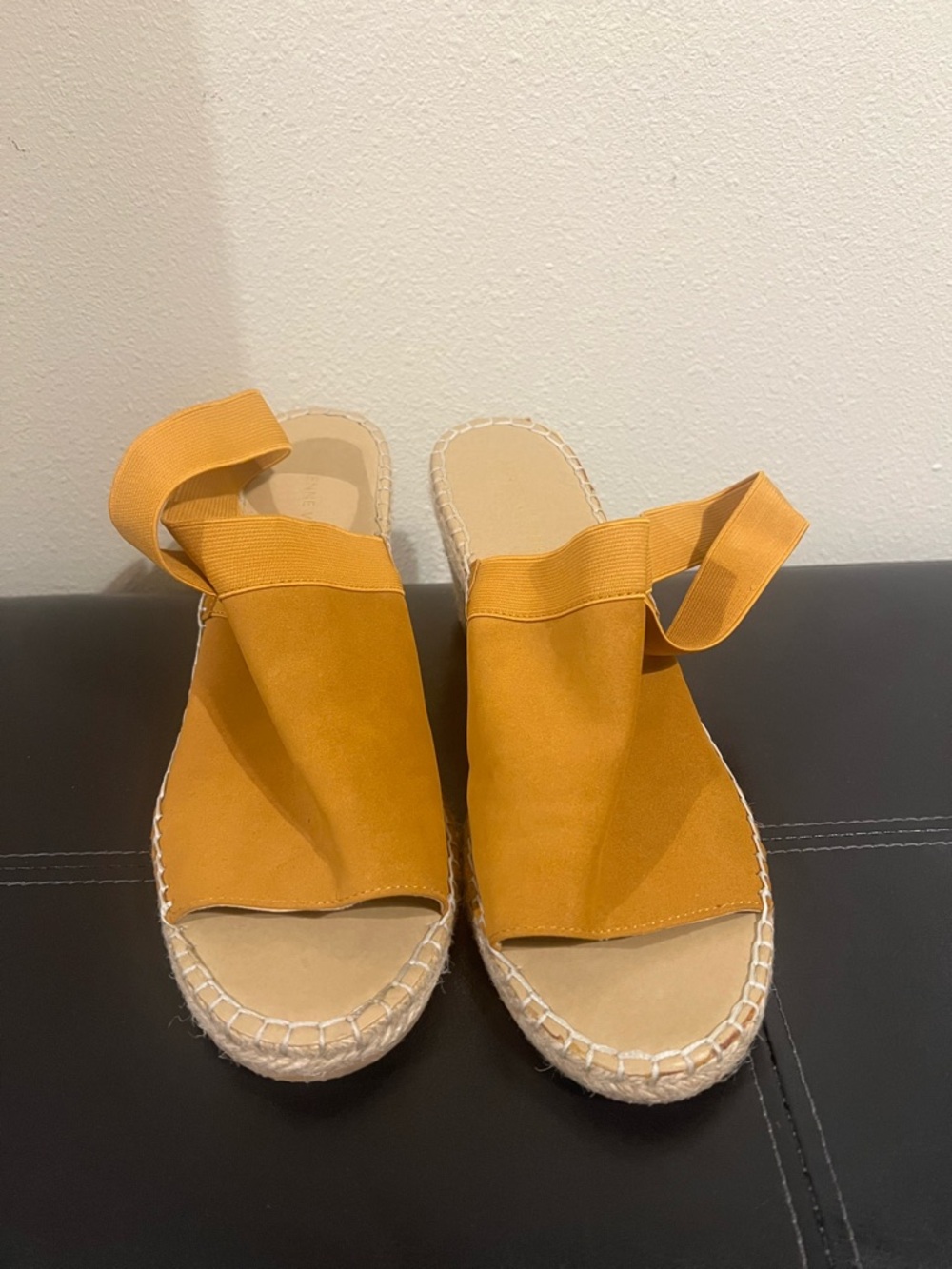 Women’s Adrienne Vittadini Espadrille Slide Sandals.